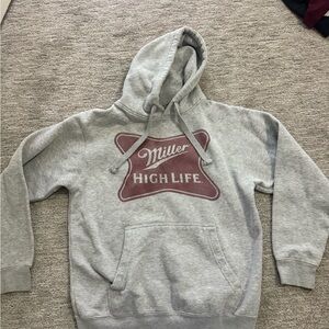 Gray Miller High Life Hoodie